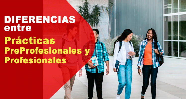   Diferencia entre las practicas preprofesionales y profesionales en Perú