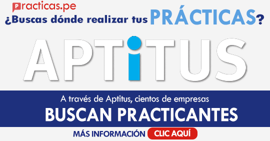 Mas De 90 Empresas Buscan Practicantes A Traves De Aptitus Enero