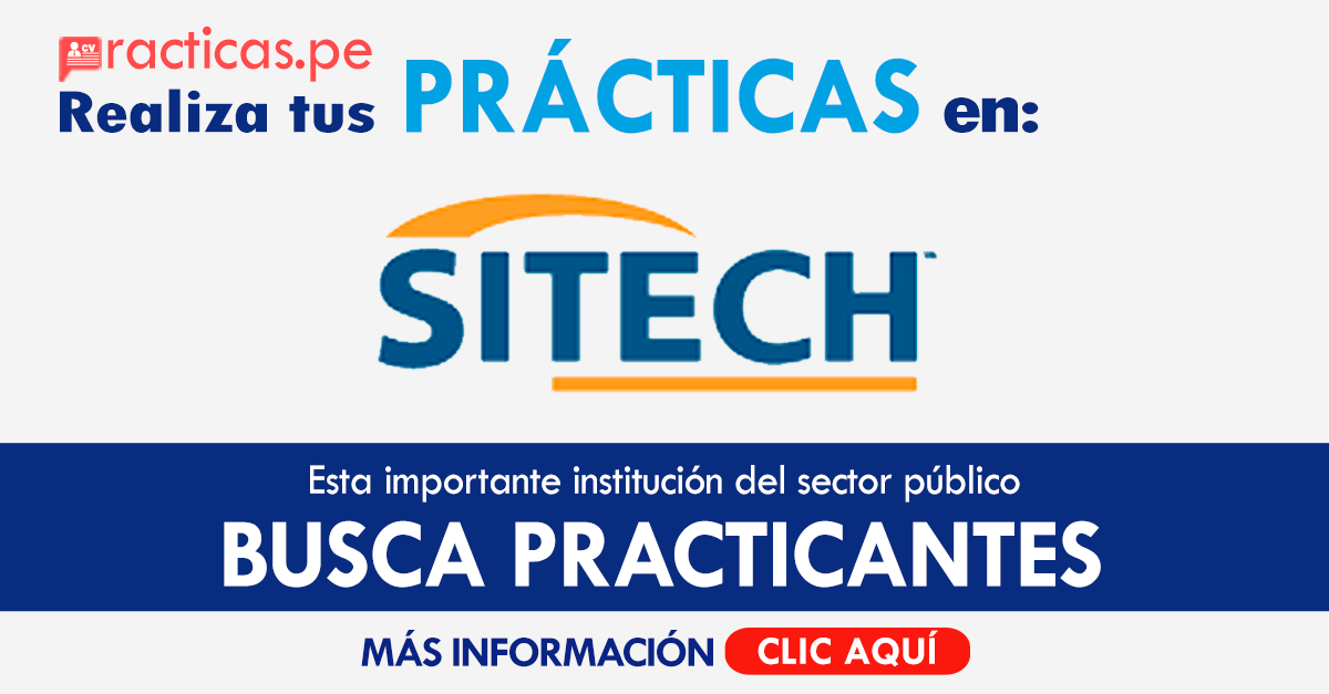 Programa de Prácticas SITECH PERU S.A